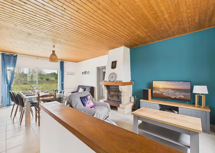 Hébergement de vacances 800m De La Plage, Jolie Maison Pour 6 Avec Jardin Barbâtre